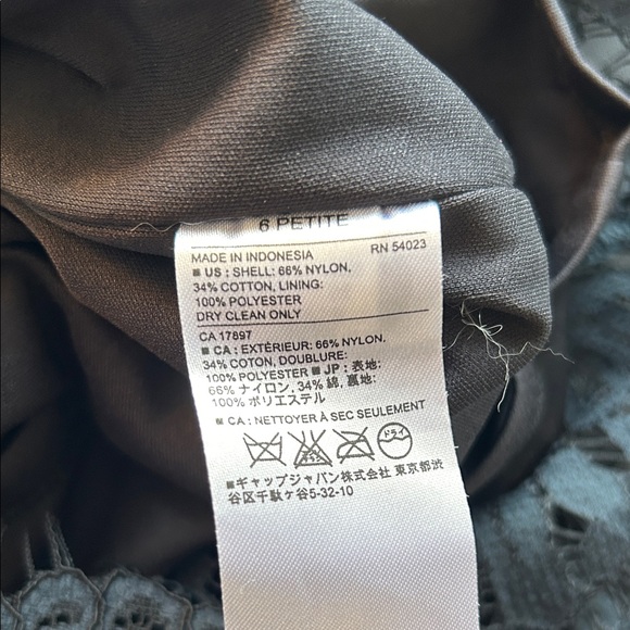 Banana Republic Navy Lace Midi Dress - Picture 3 of 10